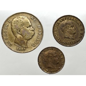 Włochy, Zestaw monet srebrnych