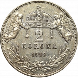 Węgry, 2 korony 1913