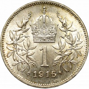 Austria, Franz Jozef I, 1 crown 1916, Vienna
