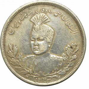 Iran, Ahmad Qājār, 5.000 dinar 1914