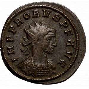Roman Empire, Probus, Antoninianus Siscia - OVERSTRIKED OFFICINA