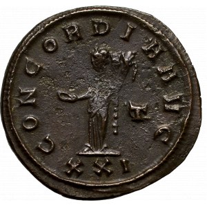 Roman Empire, Probus, Antoninianus Siscia - OVERSTRIKED OFFICINA