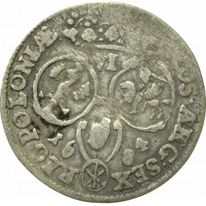 Jan III Sobieski, Szóstak 1684, Bydgoszcz - rzadkość SVP zbroja