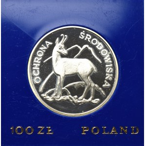 PRL, 100 złotych 1979 Ochrona środowiska - Kozica