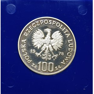 PRL, 100 złotych 1978 Ochrona środowiska - Łoś