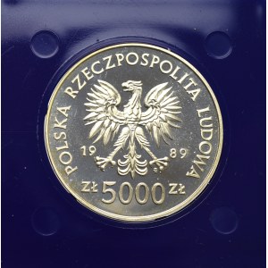 PRL, 5.000 złotych 1989 - Toruń