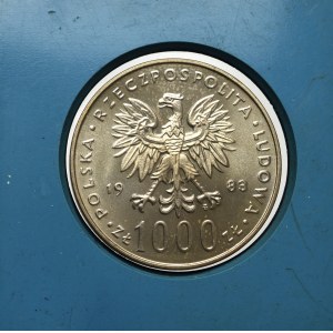 People's Republic of Poland, 1000 zlotych 1983