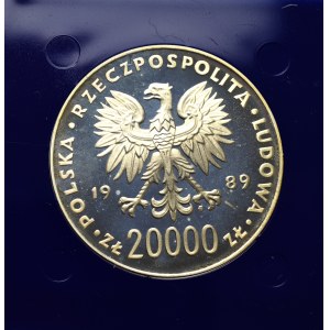 PRL, 20.000 złotych 1989 - Mundial 1990