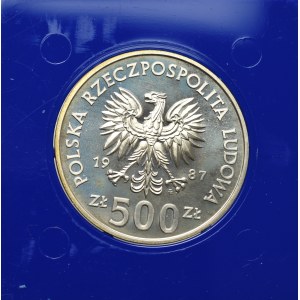 PRL, 500 złotych 1987 - Kazimierz III Wielki
