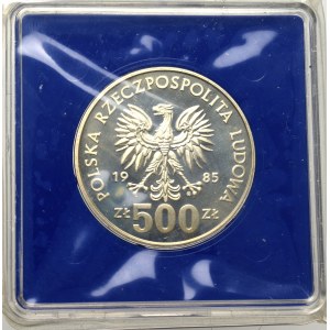 PRL, 500 złotych 1985 - 40 lat ONZ