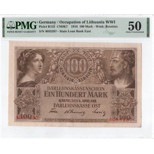 Kowno, 100 marek 1918 - PMG 50