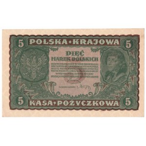 II RP, 5 marek polskich 1919 II SERJA AS