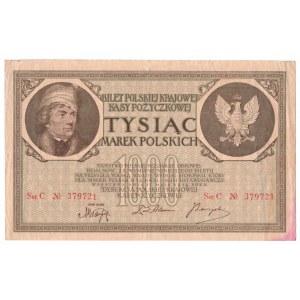 II RP, 1000 marek polskich 1919, 2 x ser.C