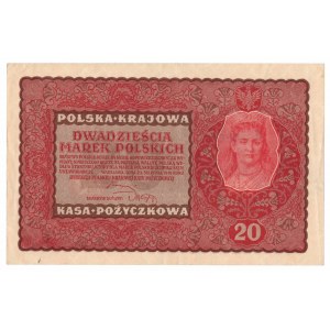 II RP, 20 marek polskich 1919 II SERJA FR