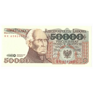 50.000 złotych 1989 BK