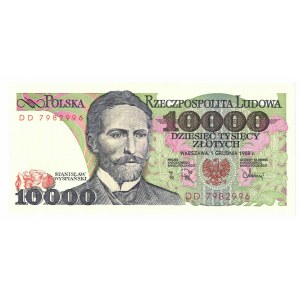 PRL, 10000 złotych 1988 DD