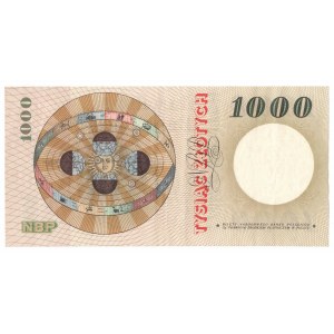 PRL, 1000 złotych 1965 A