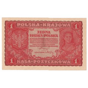 II RP, 1 marka polska 1919 I SERIA GW
