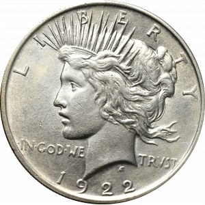 USA, 1 peace dollar 1922