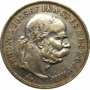 Hungary, Franz Joseph, 5 korona 1900