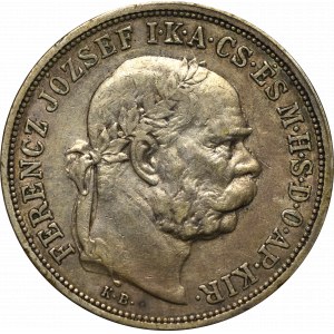 Hungary, 5 corona 1907