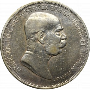 Austria, Franciszek Józef, 5 koron 1908 - 60-lecie panowania