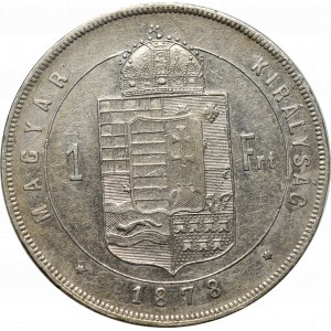 Węgry, Franciszek Józef, 1 forint 1878