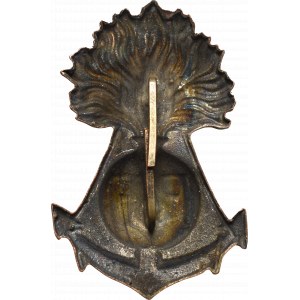 Francja, Odznaka na hełm adrian wz.1915 - korpus piechoty kolonialnej
