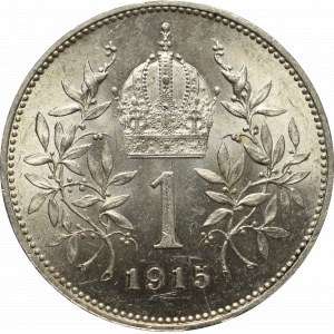 Austria, 1 corona 1915