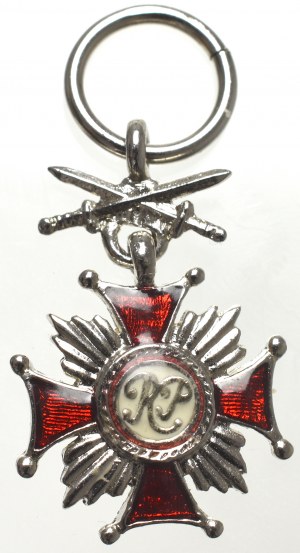 PSZnZ, Miniatura Srebrnego Krzyża Zasługi z mieczami - Białkiewicz