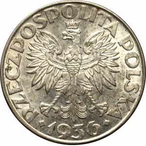 II Republic of Poland, 2 zloty 1936 Ship