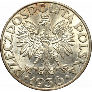 II Republic of Poland, 2 zloty 1936 Ship