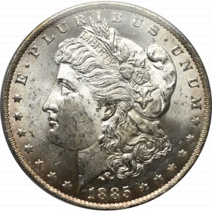 USA, Morgan Dollar 1885 0 - PCGS MS63