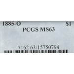 USA, Morgan Dollar 1885 O - PCGS MS63