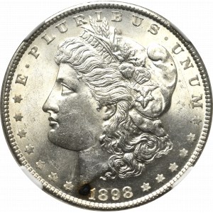 USA, Morgan dollar 1898 - NGC MS63