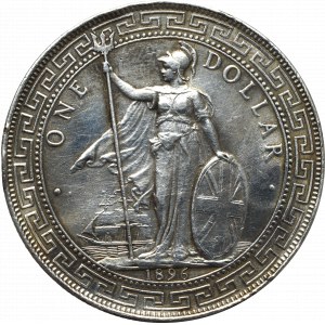 United Kingdom, 1 dollar 1896 (British Trade Dollar)