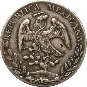 Meksyk, 8 reali 1896, Miasto Meksyk - chop marki