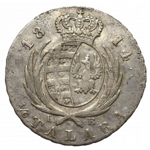 Duchy of Warsaw, 1/6 thaler 1814