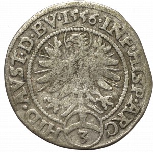 Austria, 3 krajcary 1556, Linz