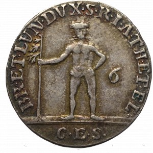Germany, Brunswick-Lüneburg-Calenberg-Hannover, 1/6 thaler 1784