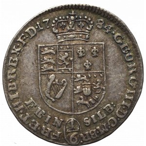 Germany, Brunswick-Lüneburg-Calenberg-Hannover, 1/6 thaler 1784
