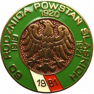 PRL, Odznaka 60 Rocznica Powstań Śląskich