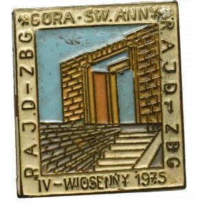 PRL, Odznaka IV wiosenny rajd Góra Św. Anny 1975