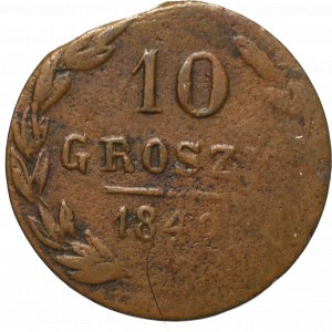 Congress Poland, 10 groschen 1840