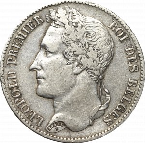 Belgium, 5 francs 1849