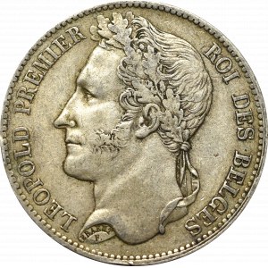 Belgia, 5 franków 1848, Bruksela