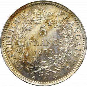 Francja, 5 franków 1873
