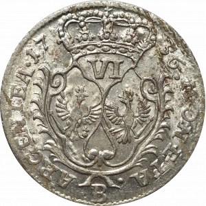 Germany, Preussen, 6 groschen 1756 B