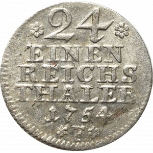 Germany, Preussen, 1/24 thaler 1754 G