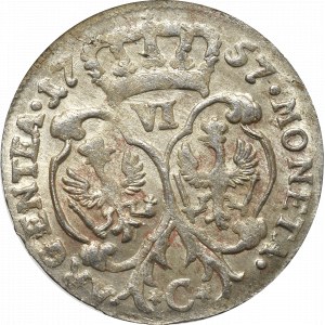 Germany, Preussen, 6 groschen 1757 C